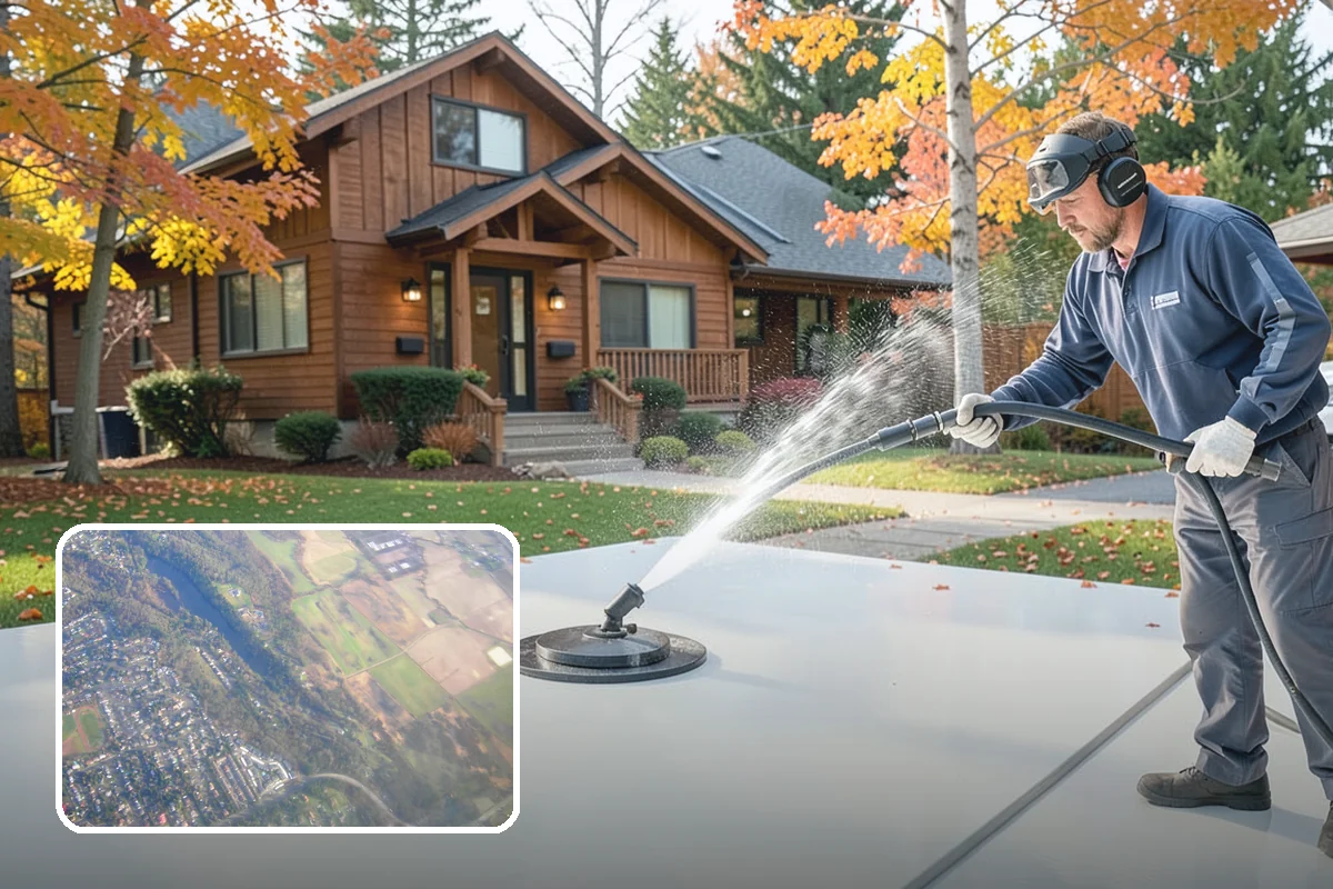 Brick Cleaning in Algona, King County, WA - Lifts moss and algae without eroding mortar joints