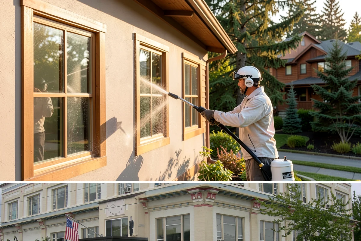 Brick Cleaning in Anacortes, Skagit County, WA - Late spring and summer let brick and mortar dry fully between rains, which matters because saturated masonry is more vulnerable...