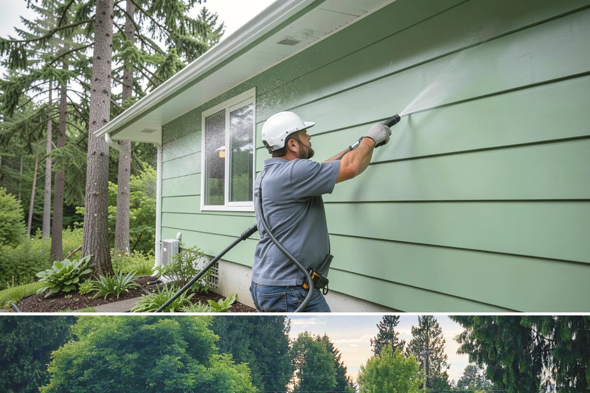 Brick Cleaning in Bonney Lake, Pierce County, WA - Late spring and summer let brick and mortar dry fully between rains, which matters because saturated masonry is more vulnerable...