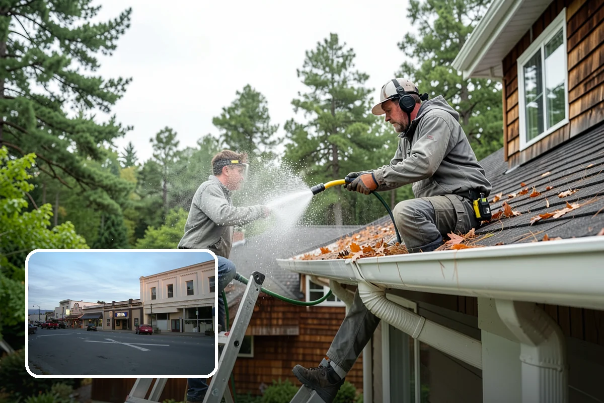 Brick Cleaning in Burlington, Skagit County, WA - Lifts moss and algae without eroding mortar joints