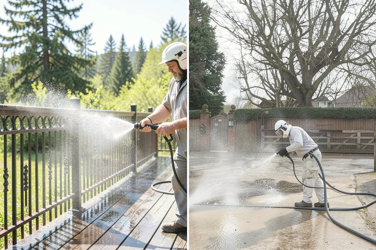 Brick Cleaning in Burlington, Skagit County, WA - Saturate adjacent plants and protect openings