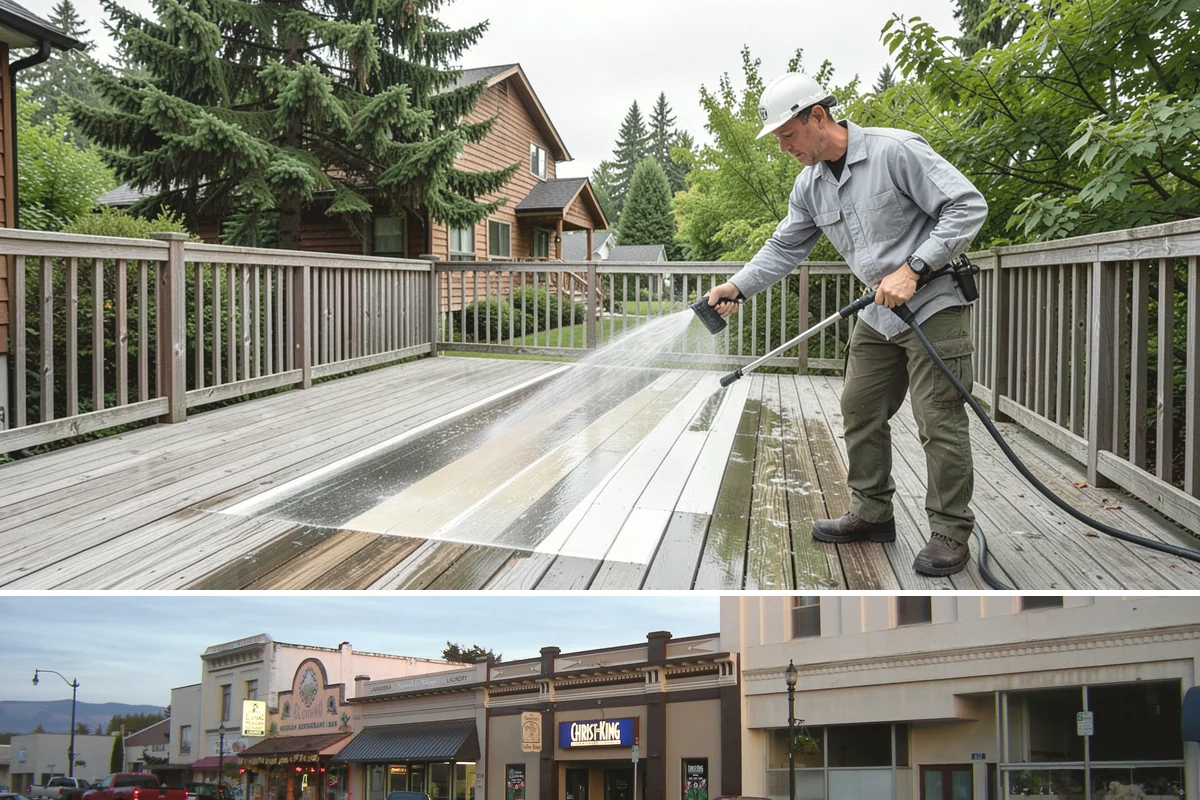 Brick Cleaning in Burlington, Skagit County, WA - Late spring and summer let brick and mortar dry fully between rains, which matters because saturated masonry is more vulnerable...