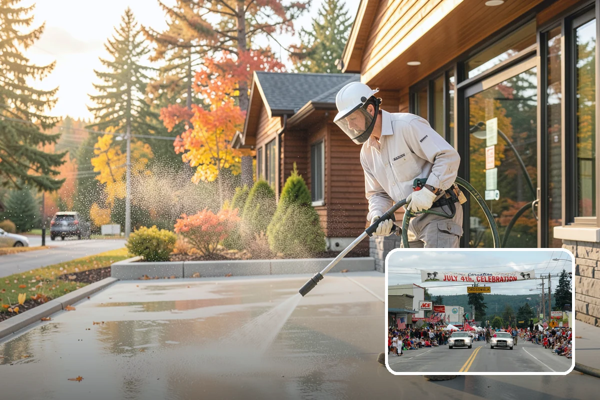 Brick Cleaning in Carnation, King County, WA - Lifts moss and algae without eroding mortar joints