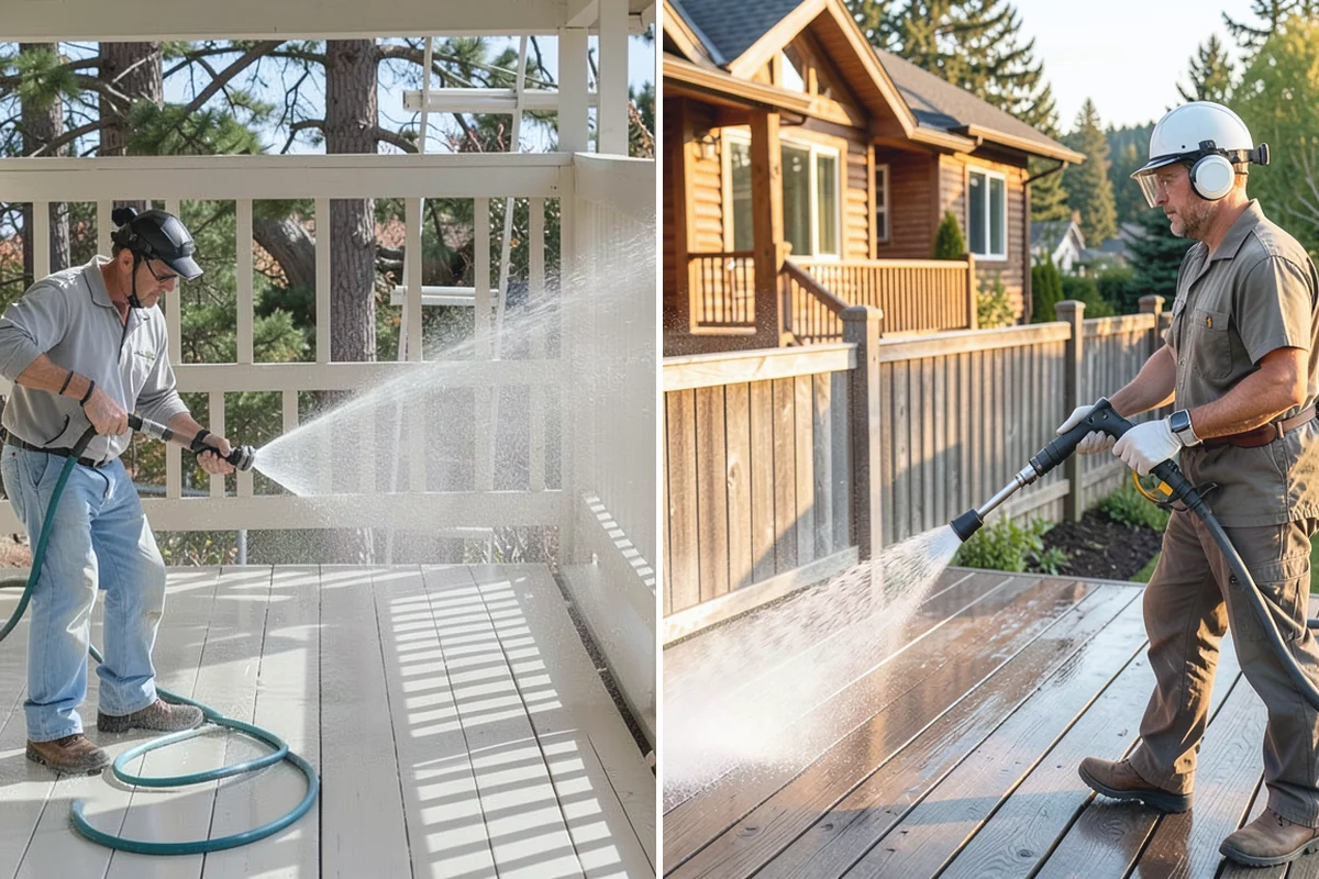 Brick Cleaning in Coupeville, Island County, WA - Saturate adjacent plants and protect openings
