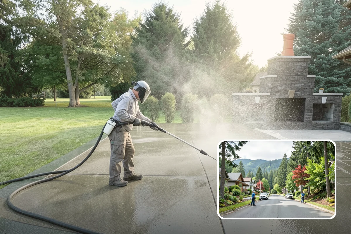 Brick Cleaning in Darrington, Snohomish County, WA - Lifts moss and algae without eroding mortar joints