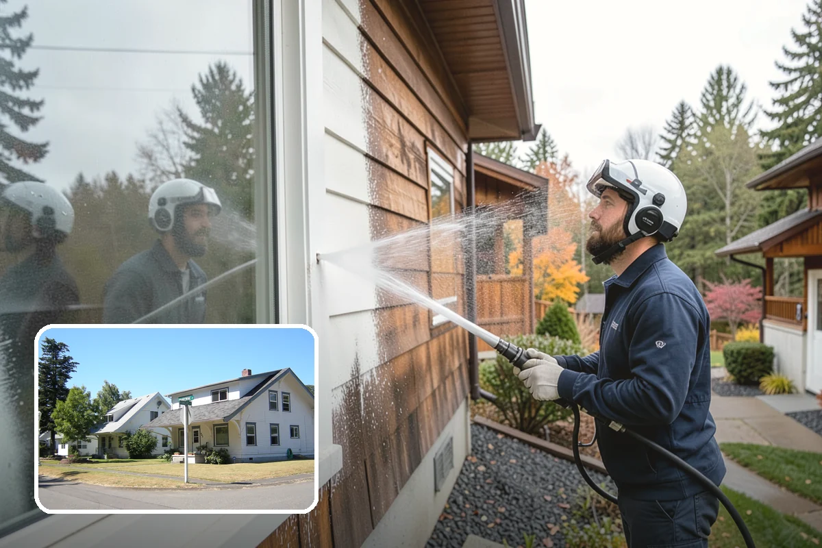 Brick Cleaning in DuPont, Pierce County, WA - Lifts moss and algae without eroding mortar joints