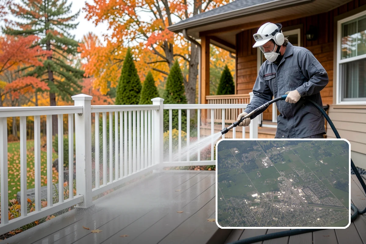 Brick Cleaning in Enumclaw, King County, WA - Lifts moss and algae without eroding mortar joints