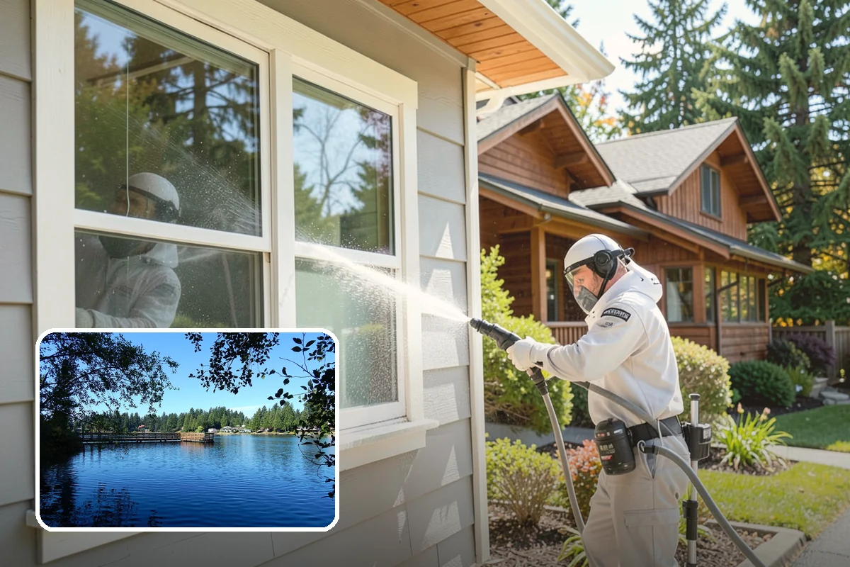 Brick Cleaning in Federal Way, King County, WA - Lifts moss and algae without eroding mortar joints