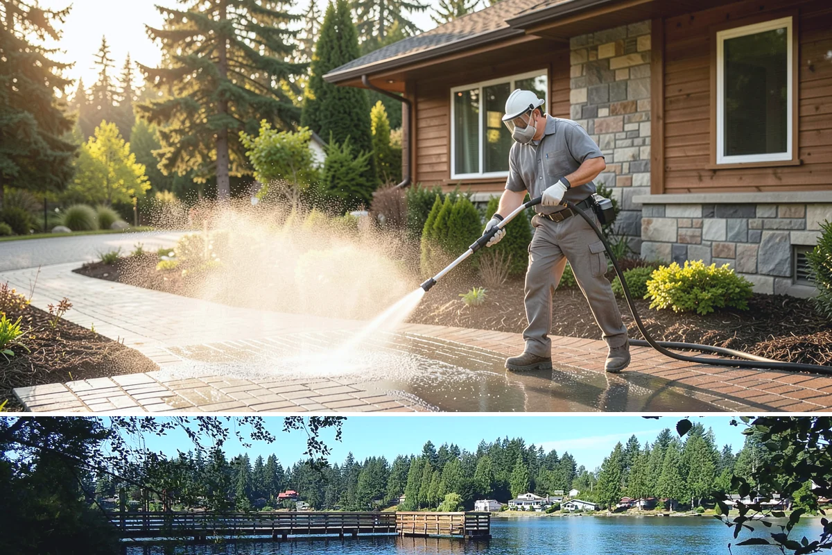 Brick Cleaning in Federal Way, King County, WA - Late spring and summer let brick and mortar dry fully between rains, which matters because saturated masonry is more vulnerable...