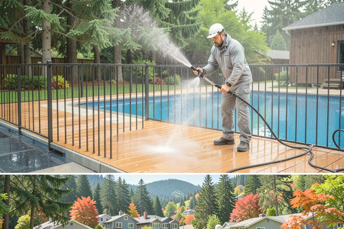 Brick Cleaning in Fircrest, Pierce County, WA - Late spring and summer let brick and mortar dry fully between rains, which matters because saturated masonry is more vulnerable...