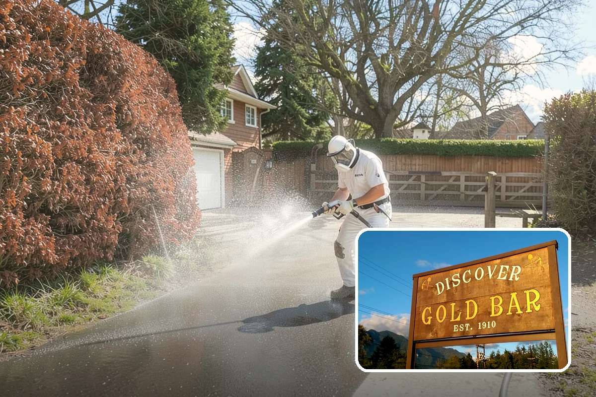 Brick Cleaning in Gold Bar, Snohomish County, WA - Lifts moss and algae without eroding mortar joints