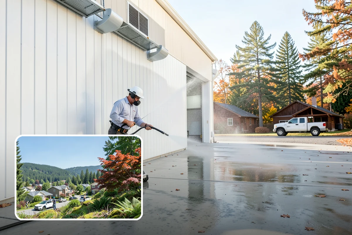 Brick Cleaning in Index, Snohomish County, WA - Lifts moss and algae without eroding mortar joints