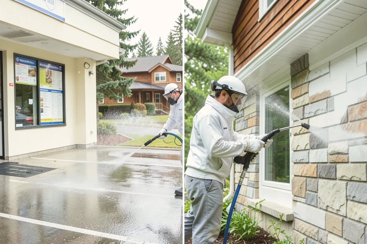 Brick Cleaning in Index, Snohomish County, WA - Saturate adjacent plants and protect openings