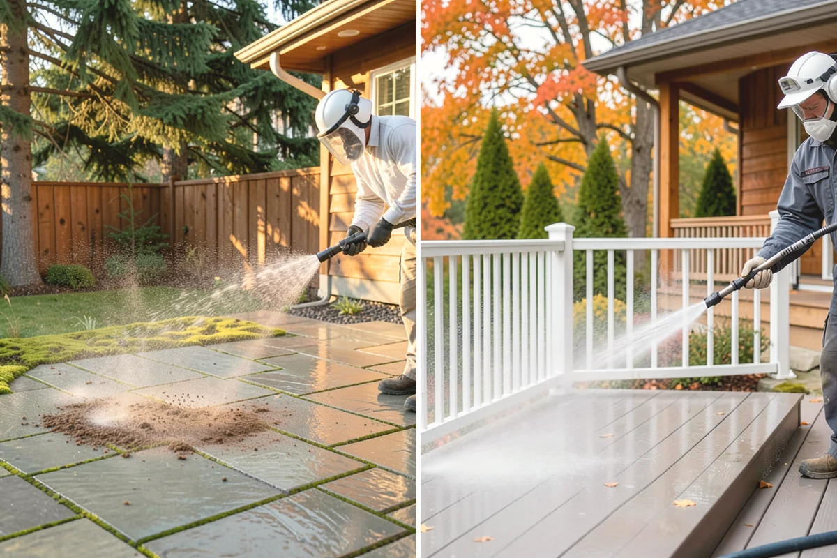 Brick Cleaning in Issaquah, King County, WA - Saturate adjacent plants and protect openings