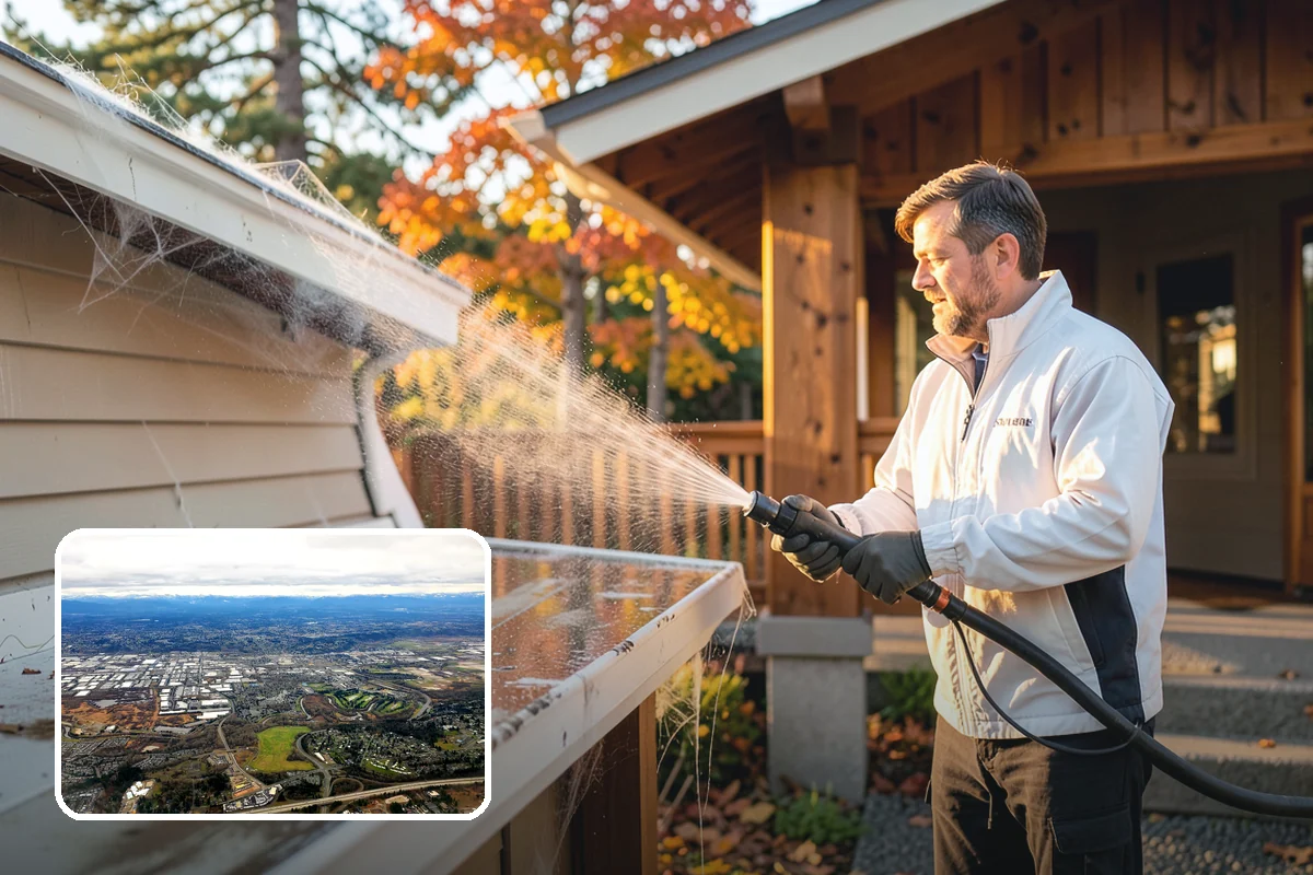 Brick Cleaning in Kent, King County, WA - Lifts moss and algae without eroding mortar joints