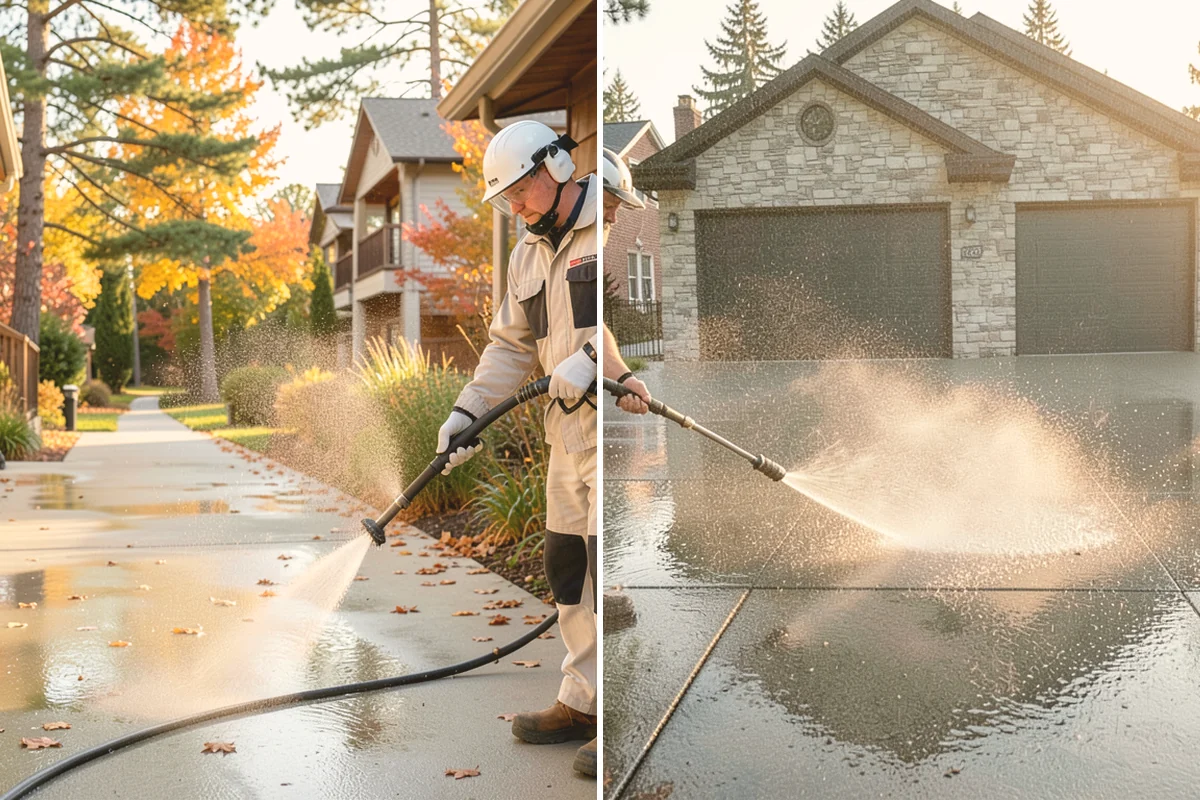 Brick Cleaning in Kent, King County, WA - Saturate adjacent plants and protect openings