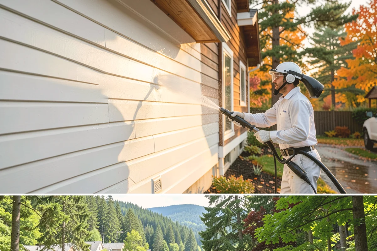 Brick Cleaning in Lake Forest Park, King County, WA - Late spring and summer let brick and mortar dry fully between rains, which matters because saturated masonry is more vulnerable...