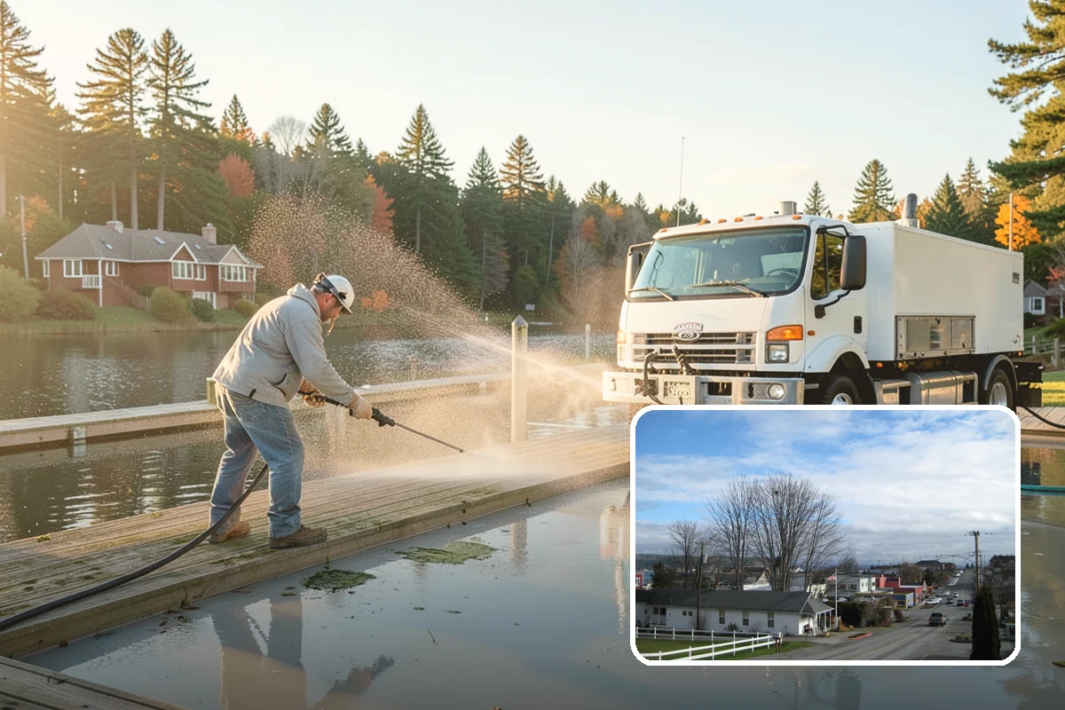 Brick Cleaning in Langley, Island County, WA - Lifts moss and algae without eroding mortar joints