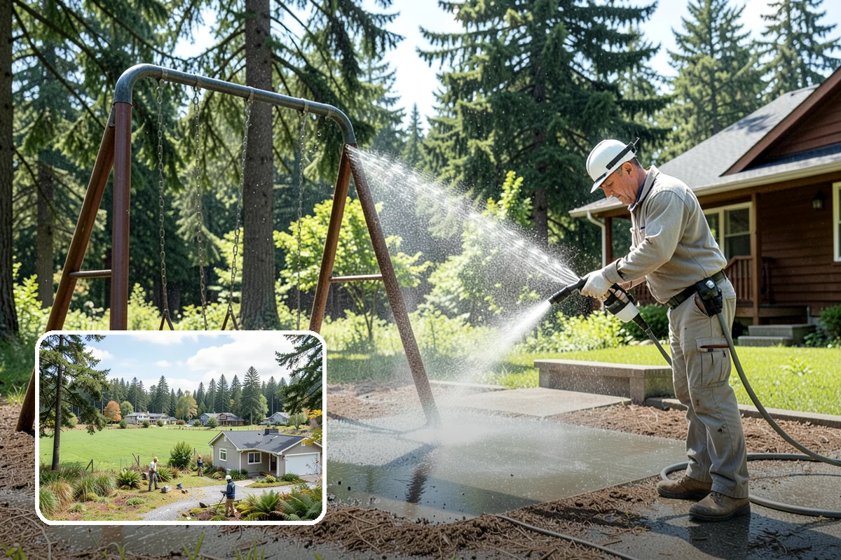 Brick Cleaning in Lyman, Skagit County, WA - Lifts moss and algae without eroding mortar joints