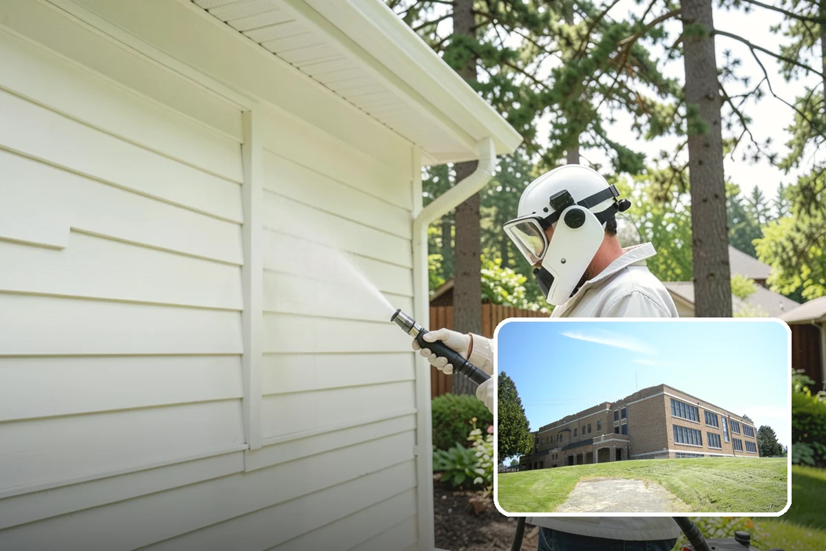 Brick Cleaning in Maple Valley, King County, WA - Lifts moss and algae without eroding mortar joints