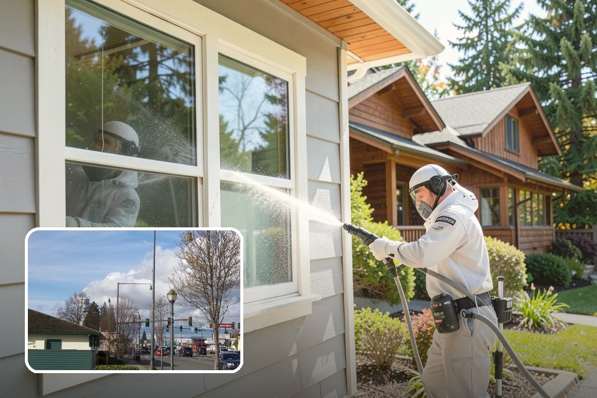 Brick Cleaning in Marysville, Snohomish County, WA - Lifts moss and algae without eroding mortar joints