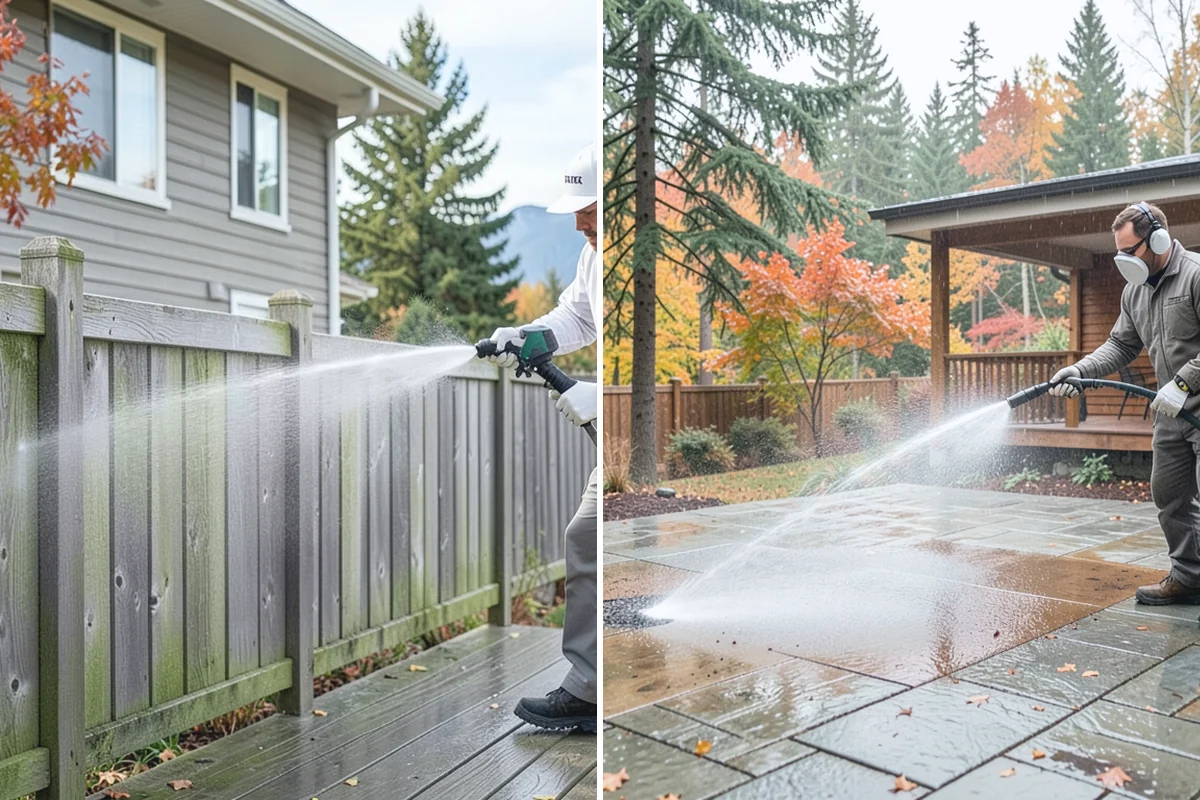 Brick Cleaning in Marysville, Snohomish County, WA - Saturate adjacent plants and protect openings
