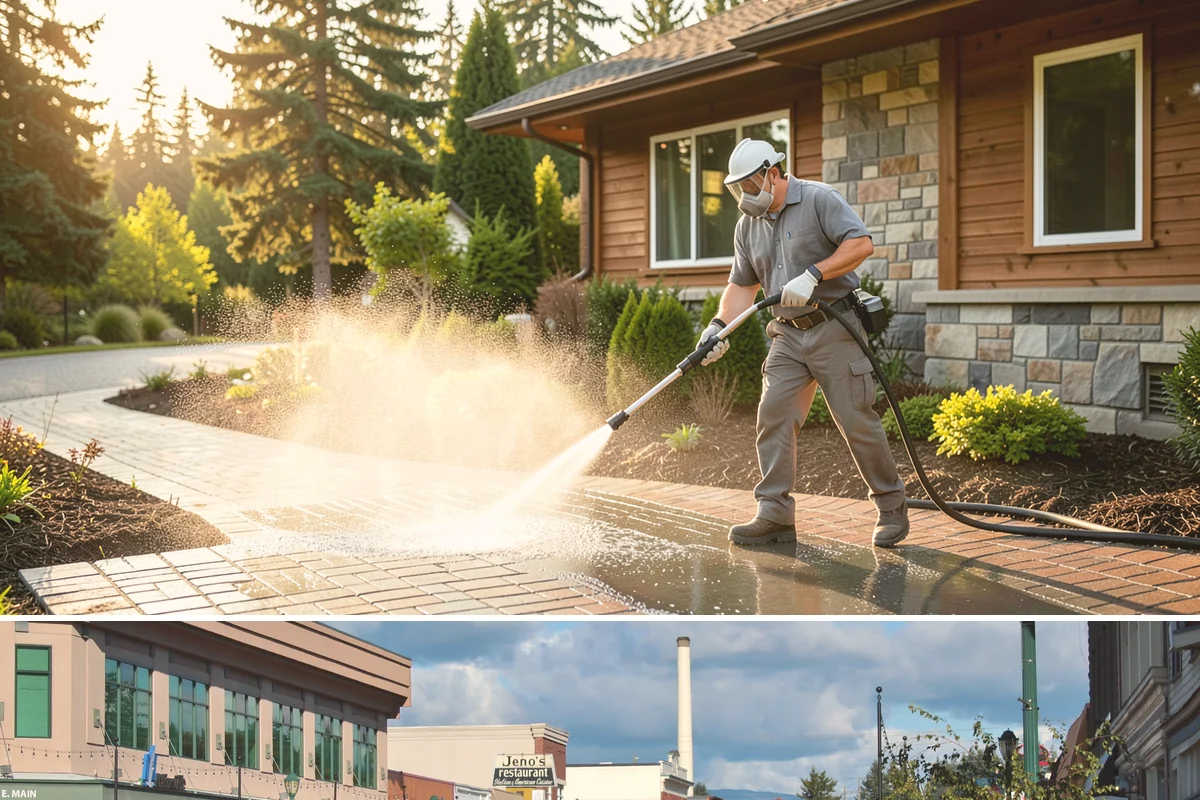 Brick Cleaning in Monroe, Snohomish County, WA - Late spring and summer let brick and mortar dry fully between rains, which matters because saturated masonry is more vulnerable...