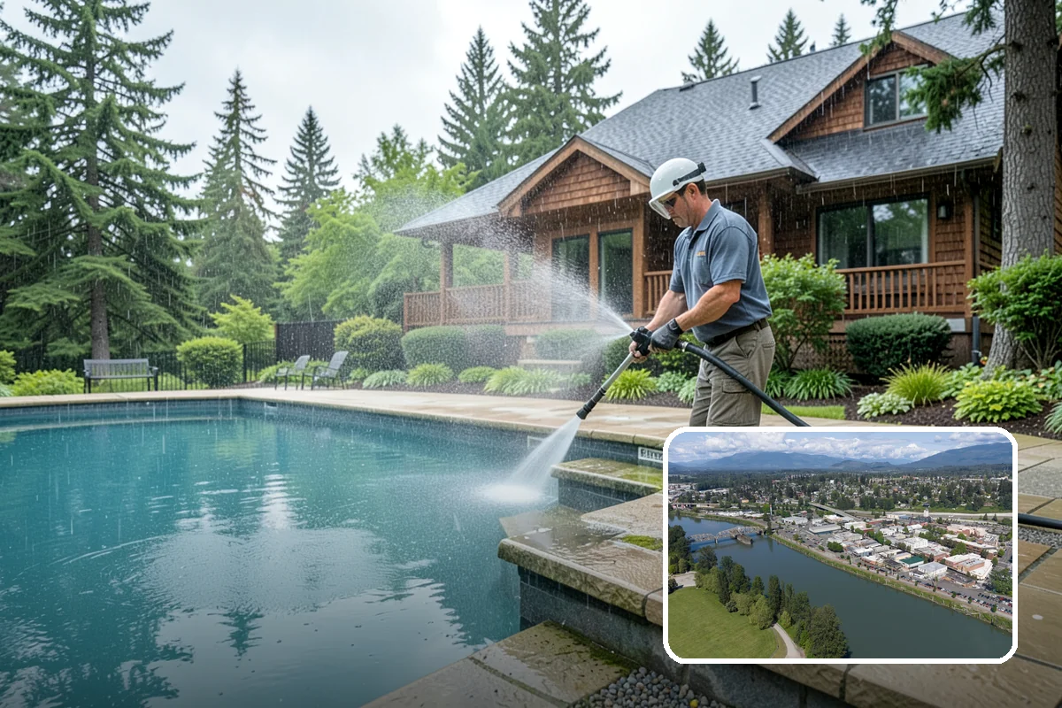 Brick Cleaning in Mount Vernon, Skagit County, WA - Lifts moss and algae without eroding mortar joints