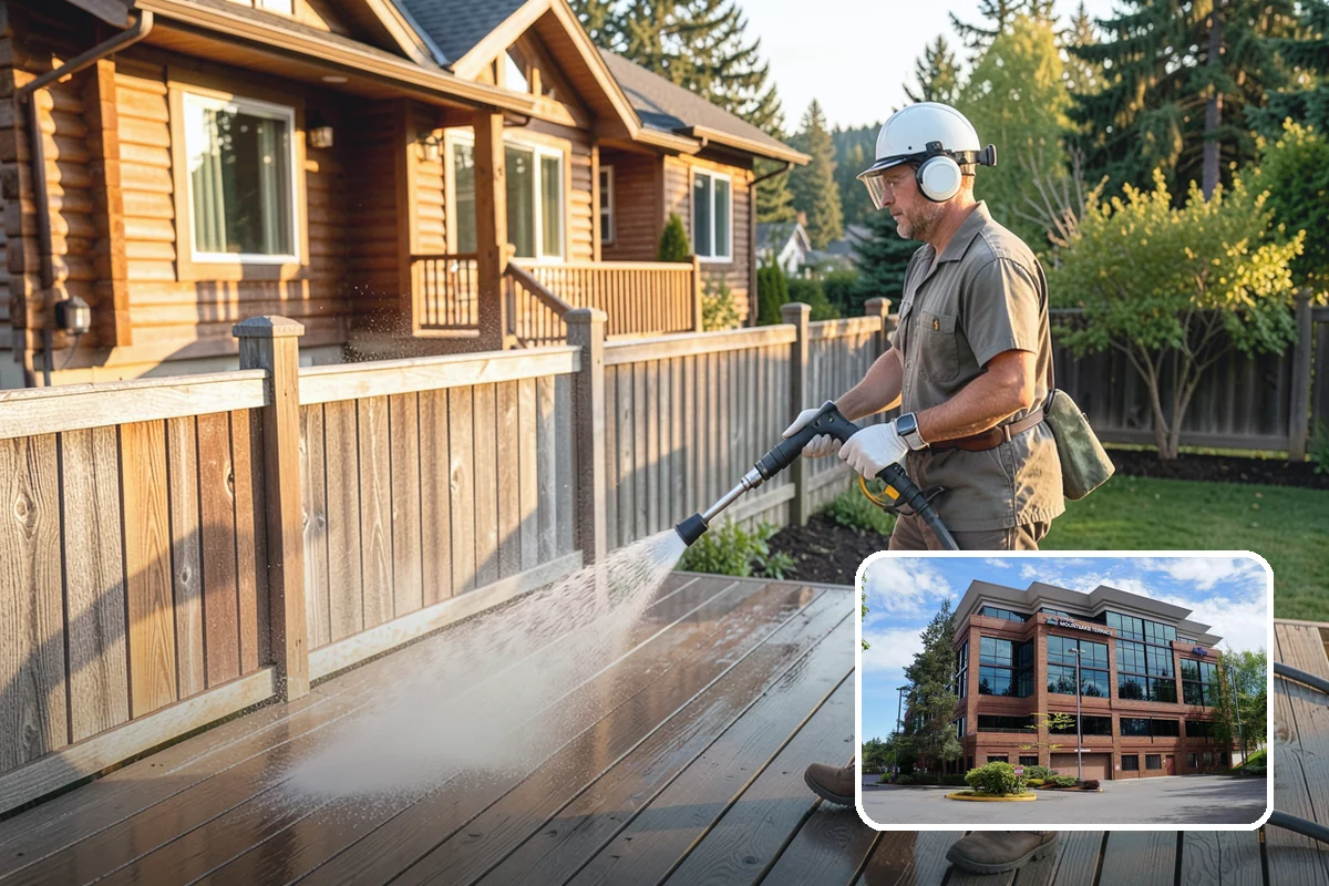 Brick Cleaning in Mountlake Terrace, Snohomish County, WA - Lifts moss and algae without eroding mortar joints
