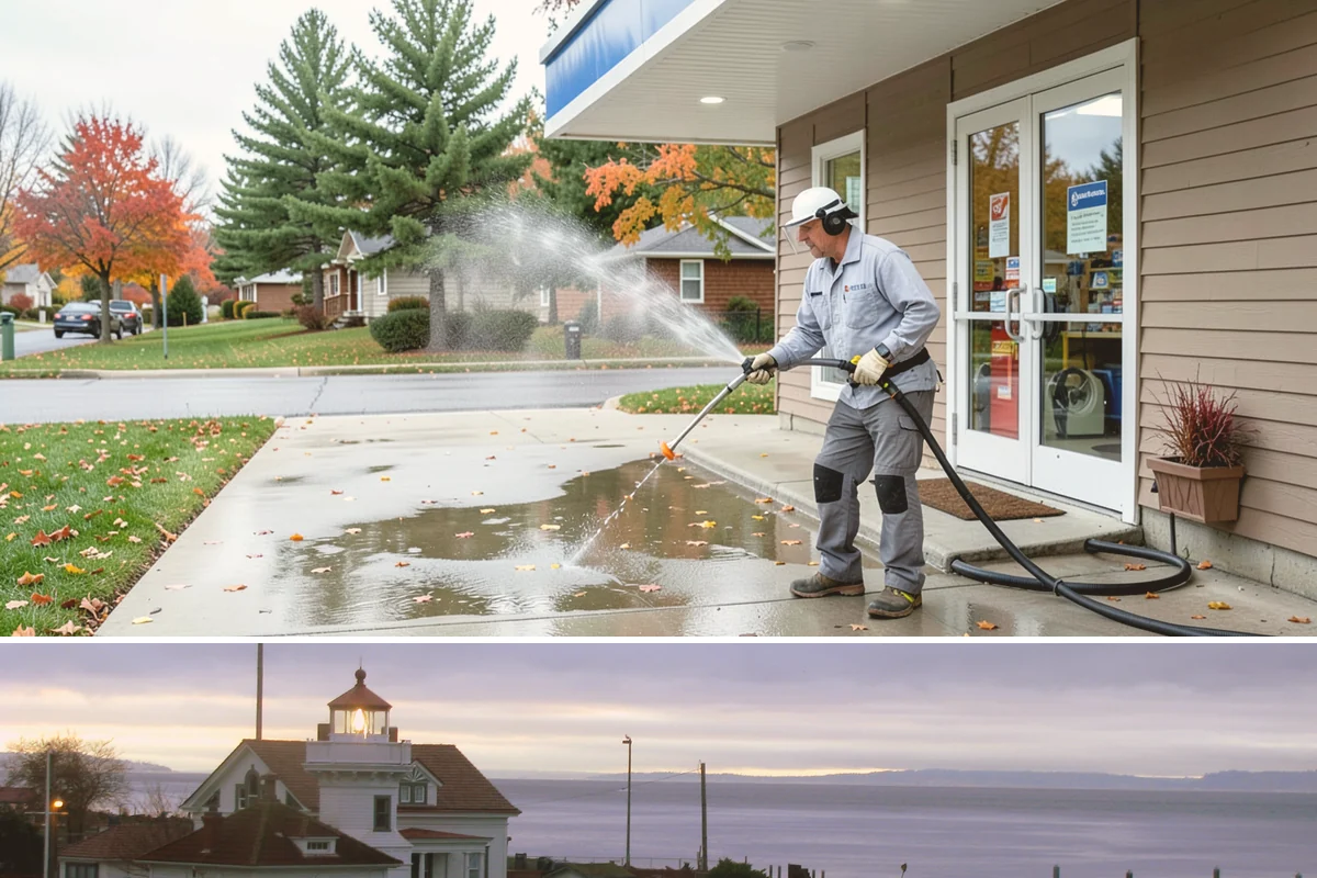 Brick Cleaning in Mukilteo, Snohomish County, WA - Late spring and summer let brick and mortar dry fully between rains, which matters because saturated masonry is more vulnerable...