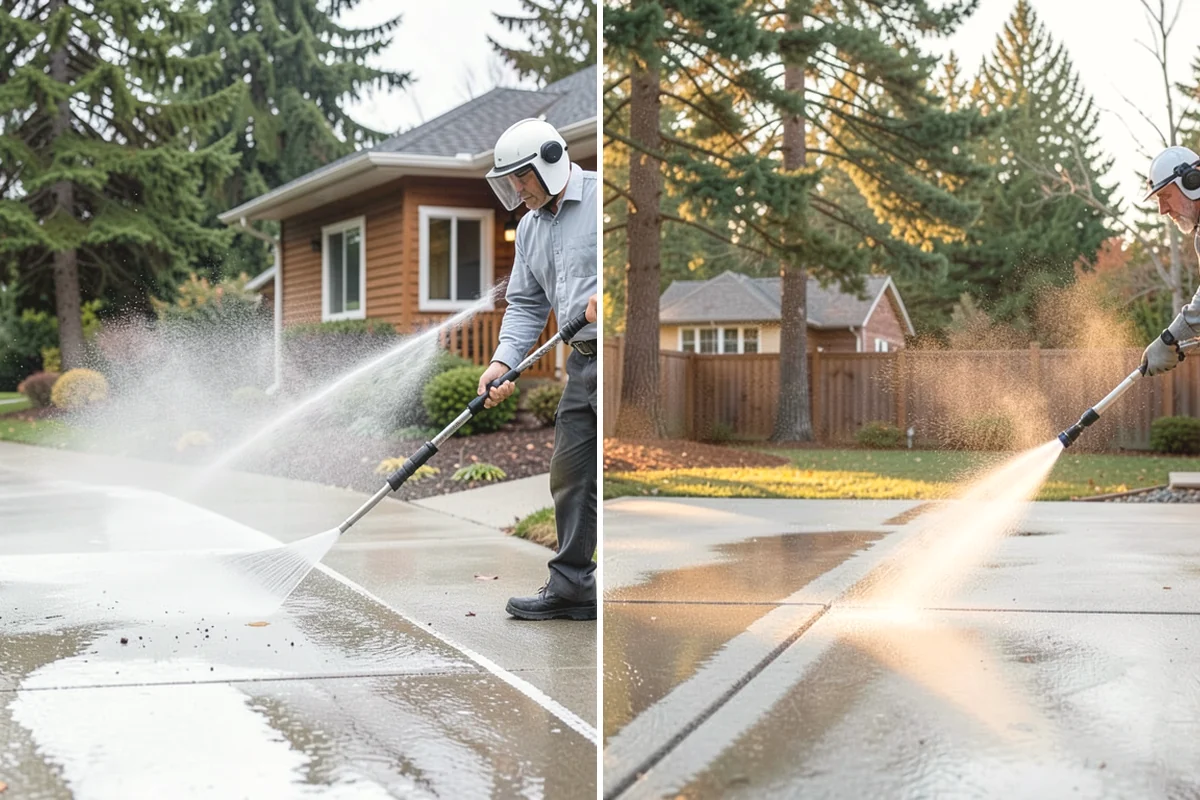 Brick Cleaning in North Bend, King County, WA - Saturate adjacent plants and protect openings