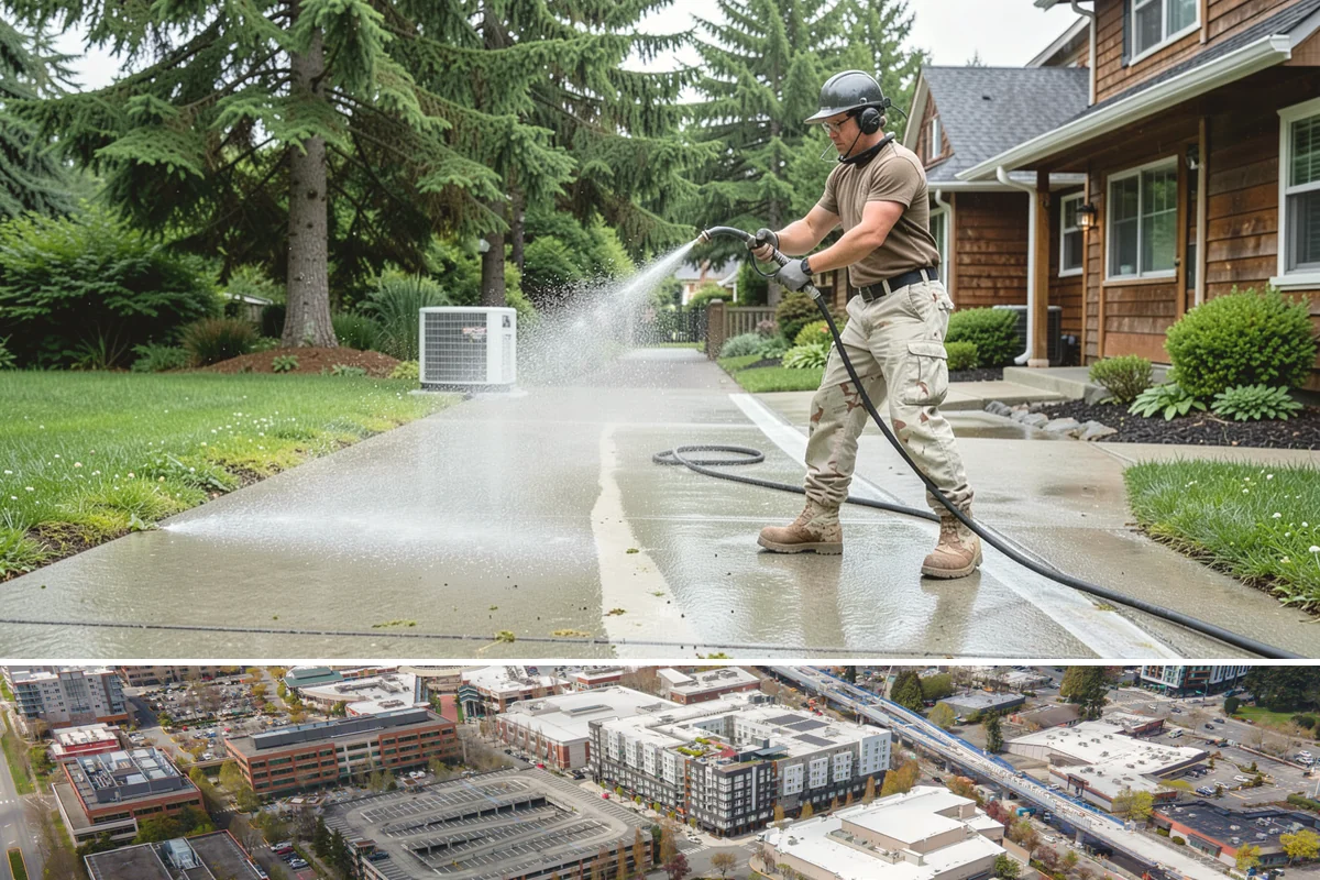 Brick Cleaning in Redmond, King County, WA - Late spring and summer let brick and mortar dry fully between rains, which matters because saturated masonry is more vulnerable...