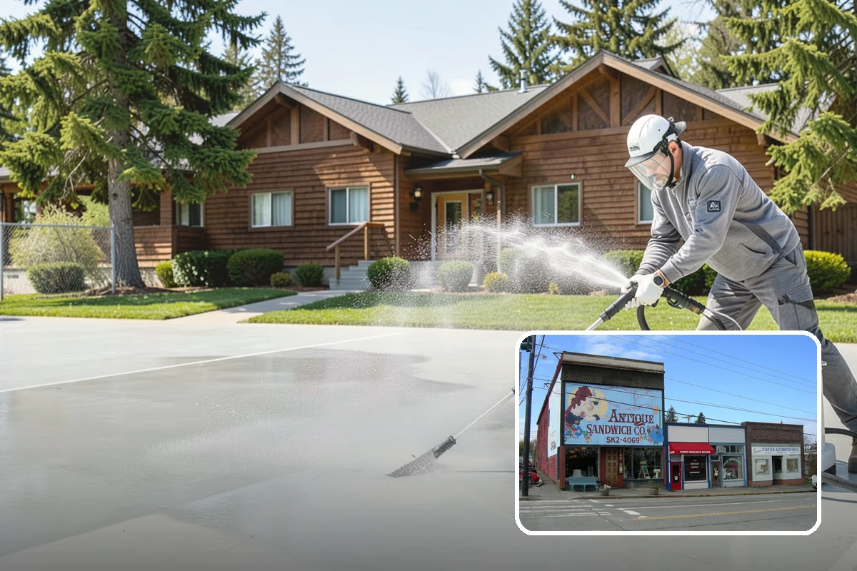 Brick Cleaning in Ruston, Pierce County, WA - Lifts moss and algae without eroding mortar joints