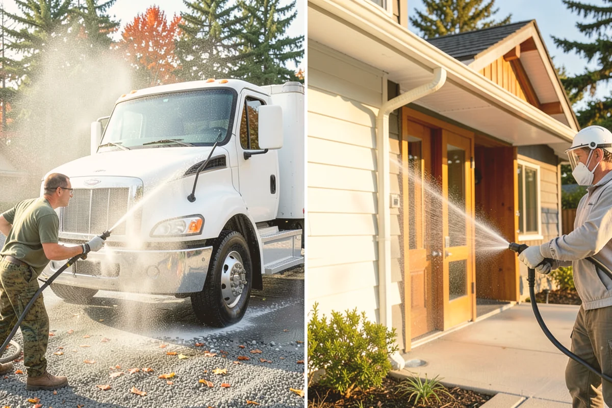 Brick Cleaning in Sammamish, King County, WA - Saturate adjacent plants and protect openings