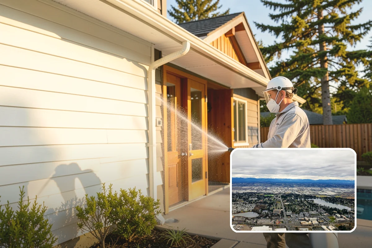 Brick Cleaning in SeaTac, King County, WA - Lifts moss and algae without eroding mortar joints