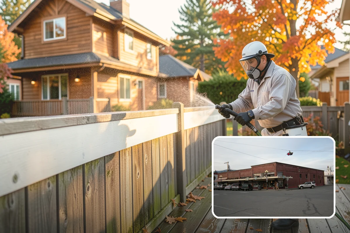 Brick Cleaning in Sedro-Woolley, Skagit County, WA - Lifts moss and algae without eroding mortar joints