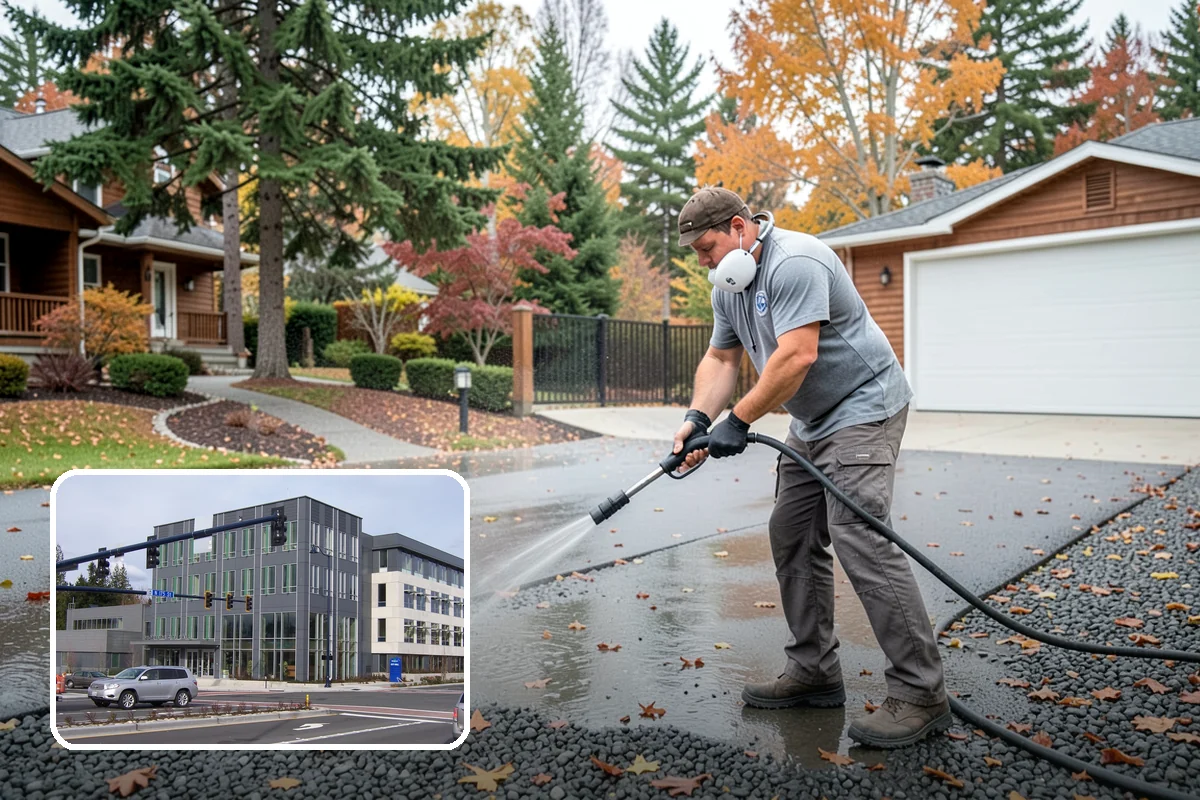 Brick Cleaning in Shoreline, King County, WA - Lifts moss and algae without eroding mortar joints