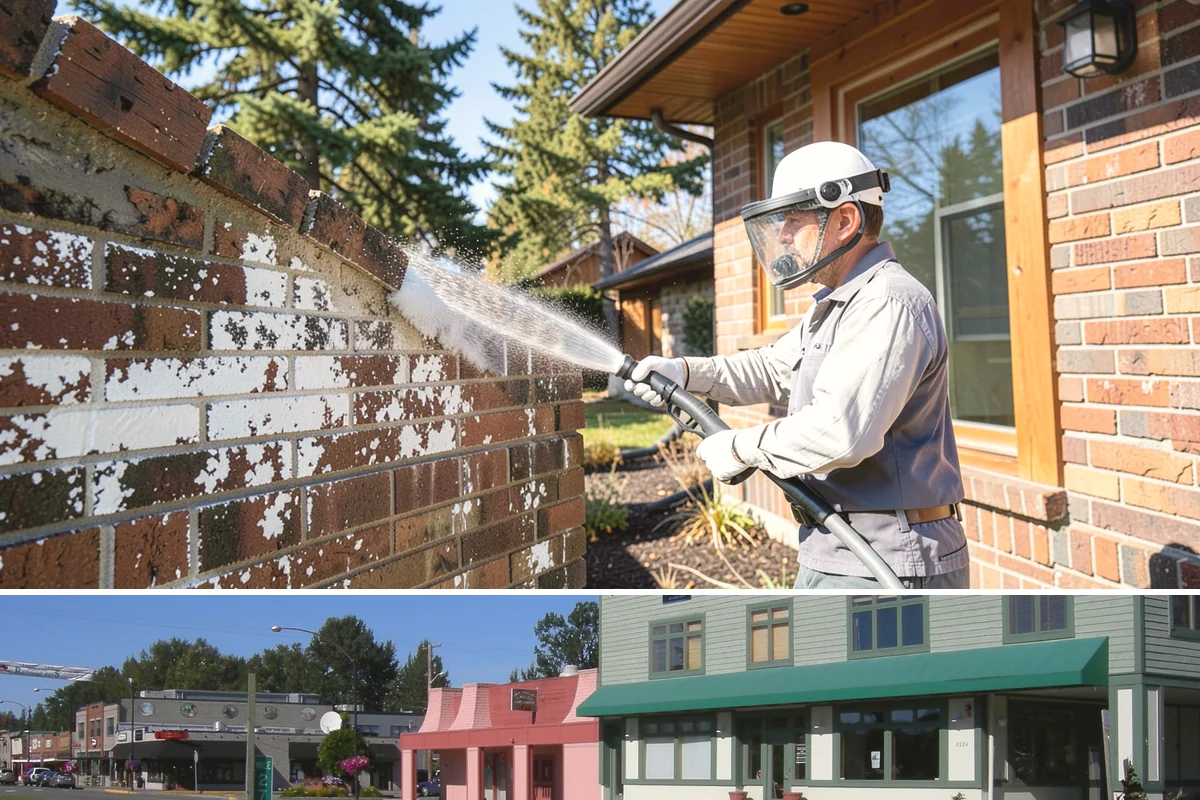 Brick Cleaning in Snoqualmie, King County, WA - Late spring and summer let brick and mortar dry fully between rains, which matters because saturated masonry is more vulnerable...