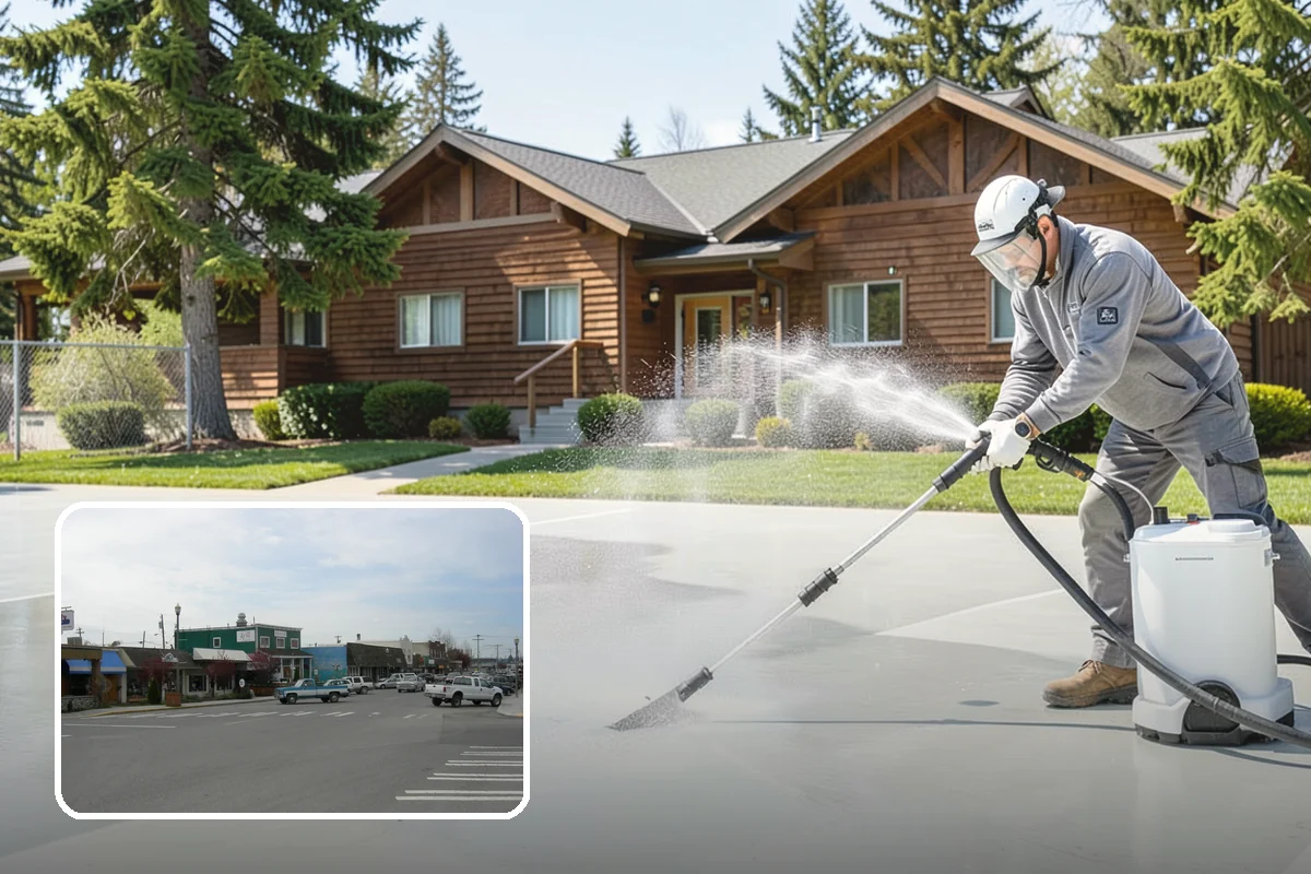 Brick Cleaning in Stanwood, Snohomish County, WA - Lifts moss and algae without eroding mortar joints