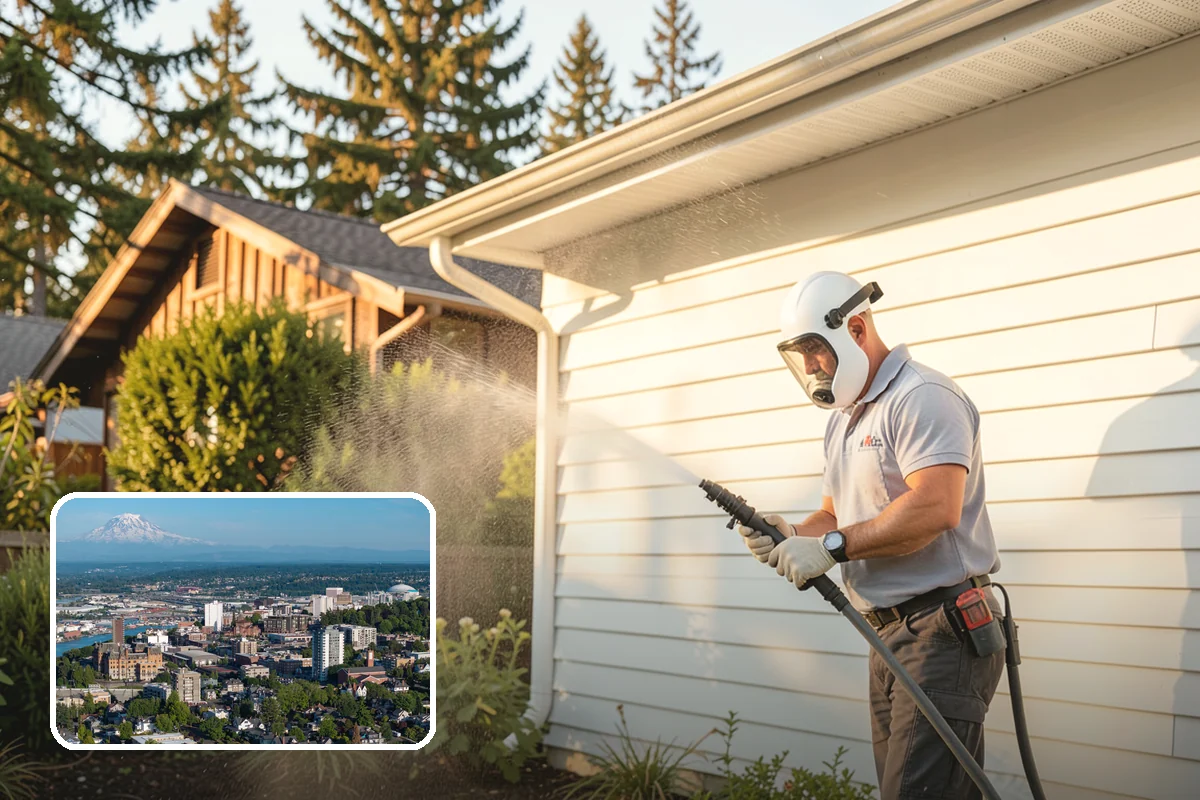 Brick Cleaning in Tacoma, Pierce County, WA - Lifts moss and algae without eroding mortar joints