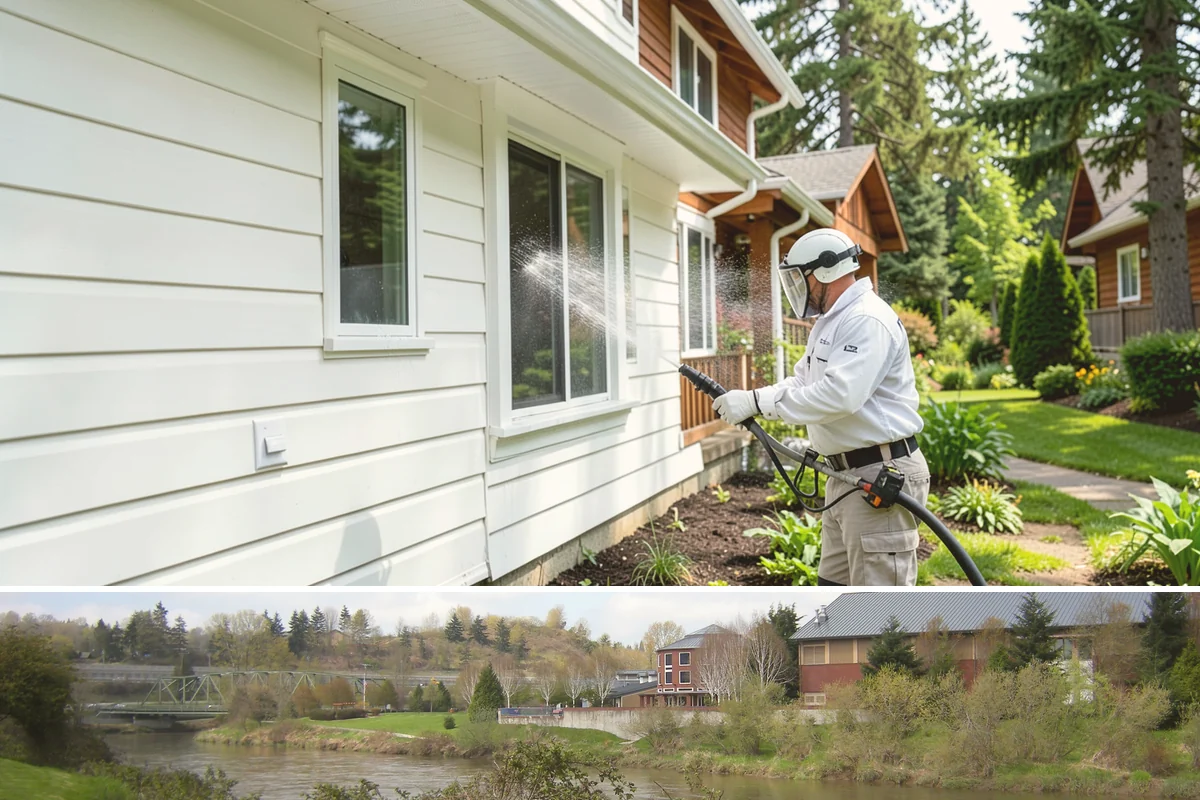 Brick Cleaning in Tukwila, King County, WA - Late spring and summer let brick and mortar dry fully between rains, which matters because saturated masonry is more vulnerable...