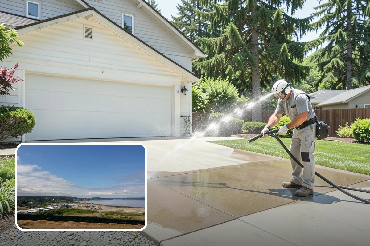 Brick Cleaning in University Place, Pierce County, WA - Lifts moss and algae without eroding mortar joints