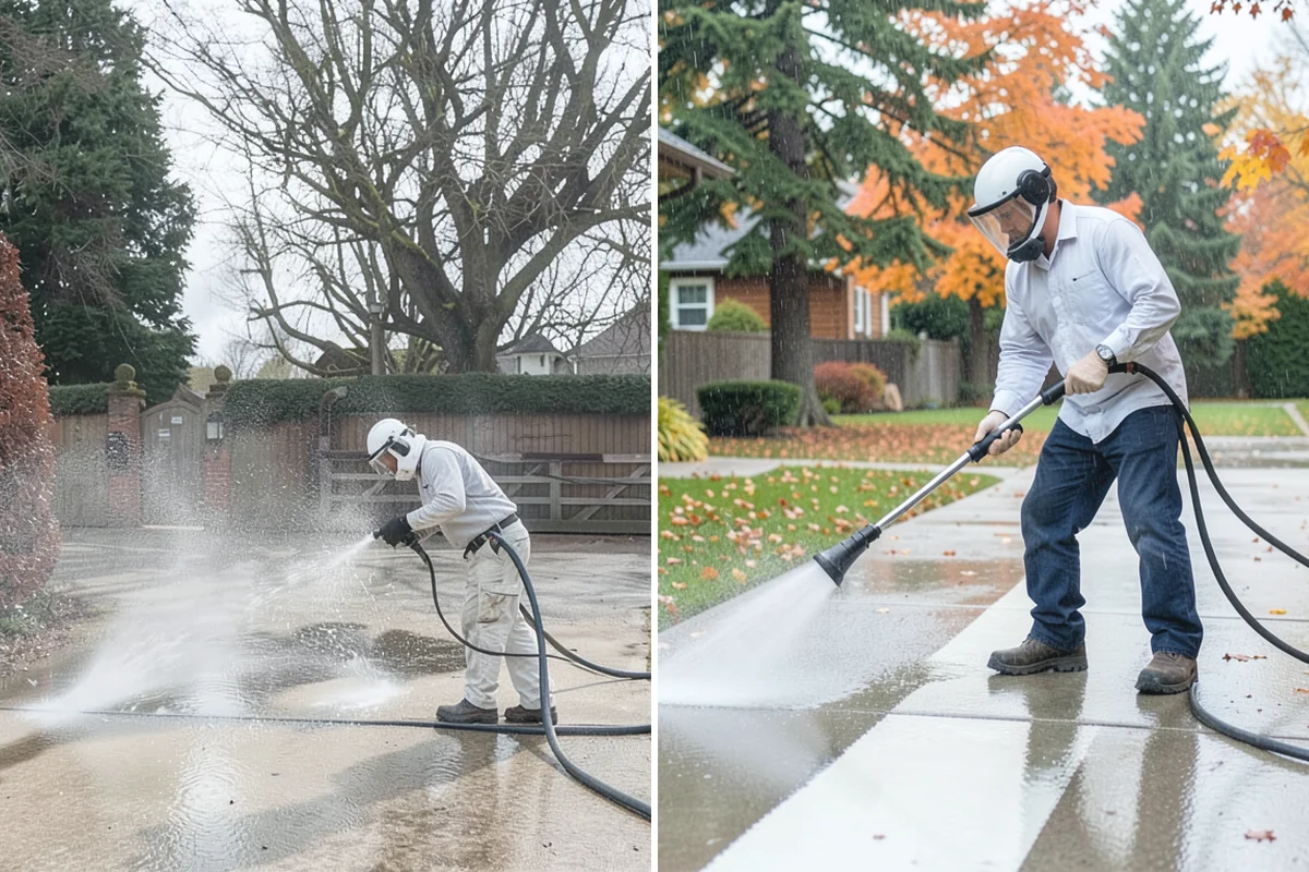 Brick Cleaning in Woodinville, King County, WA - Saturate adjacent plants and protect openings