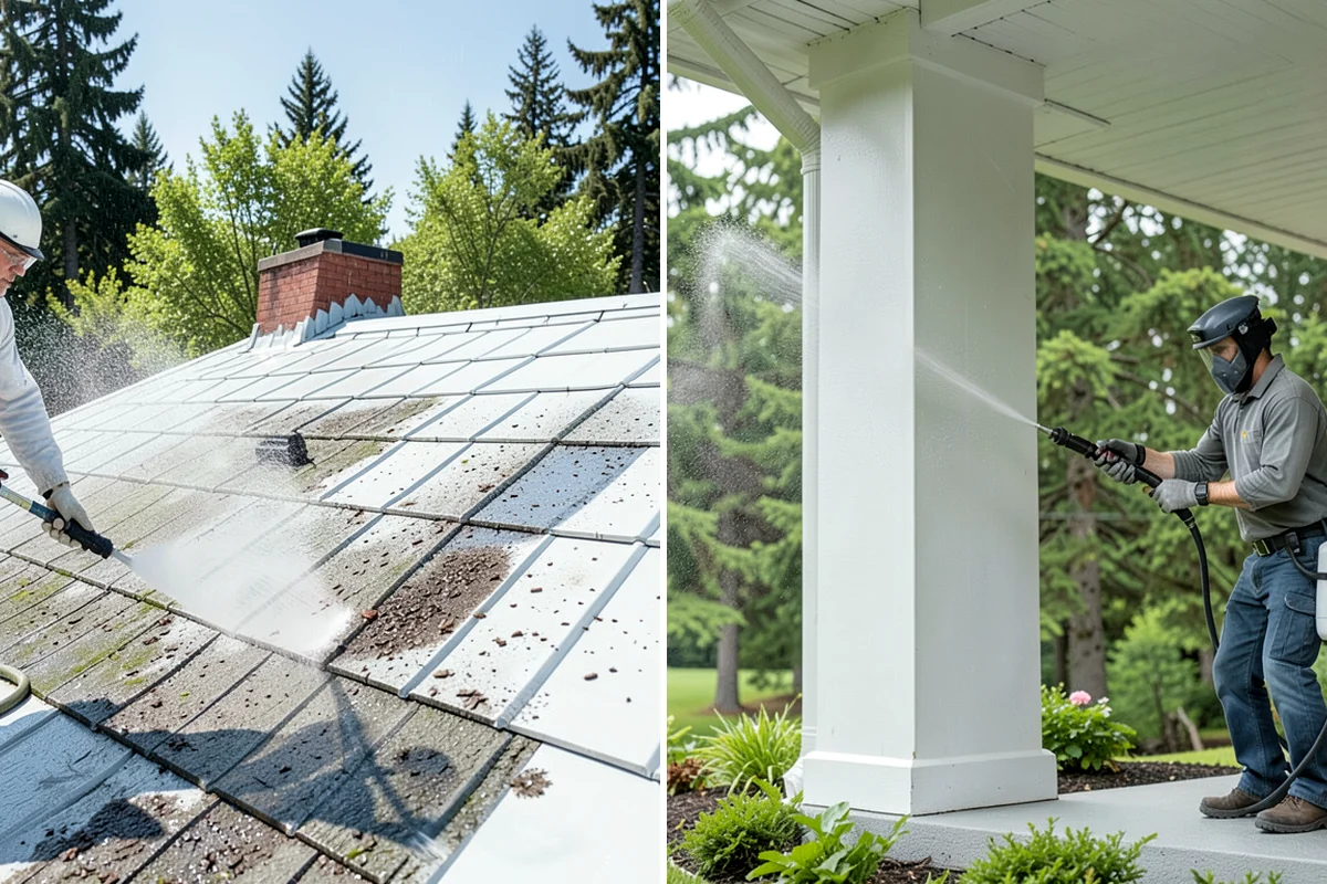 Brick House Washing in Arlington, Snohomish County, WA - Examine mortar joints and flag any that need repair