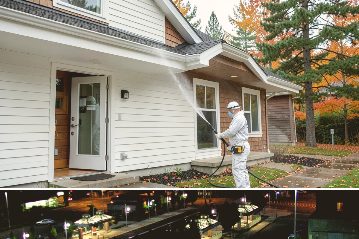 Brick House Washing in Auburn, King County, WA - Target the drier summer window so the porous brick and mortar can dry fully after the wash.
