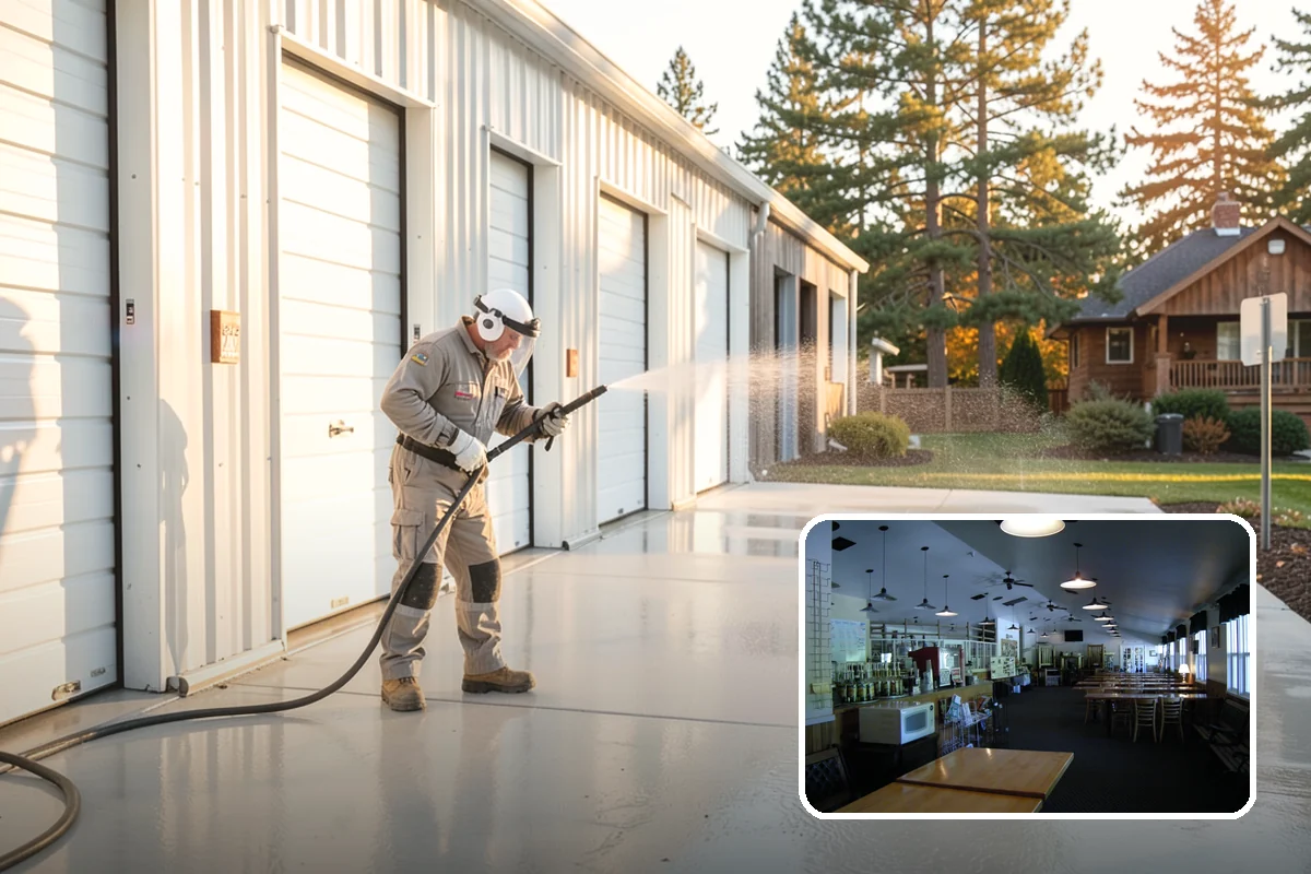 Brick House Washing in Black Diamond, King County, WA - Clears algae and moss from porous brick faces