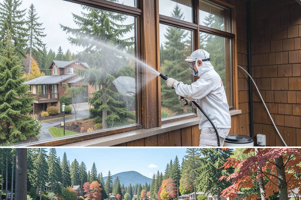 Brick House Washing in Covington, King County, WA - Target the drier summer window so the porous brick and mortar can dry fully after the wash.