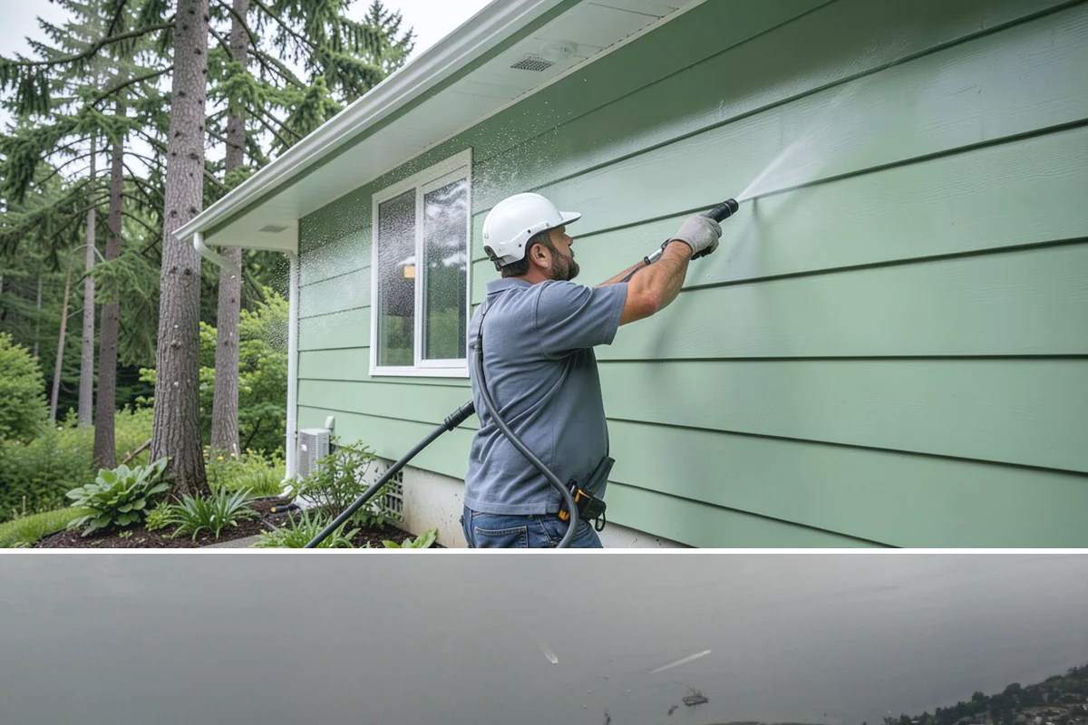 Brick House Washing in Des Moines, King County, WA - Target the drier summer window so the porous brick and mortar can dry fully after the wash.