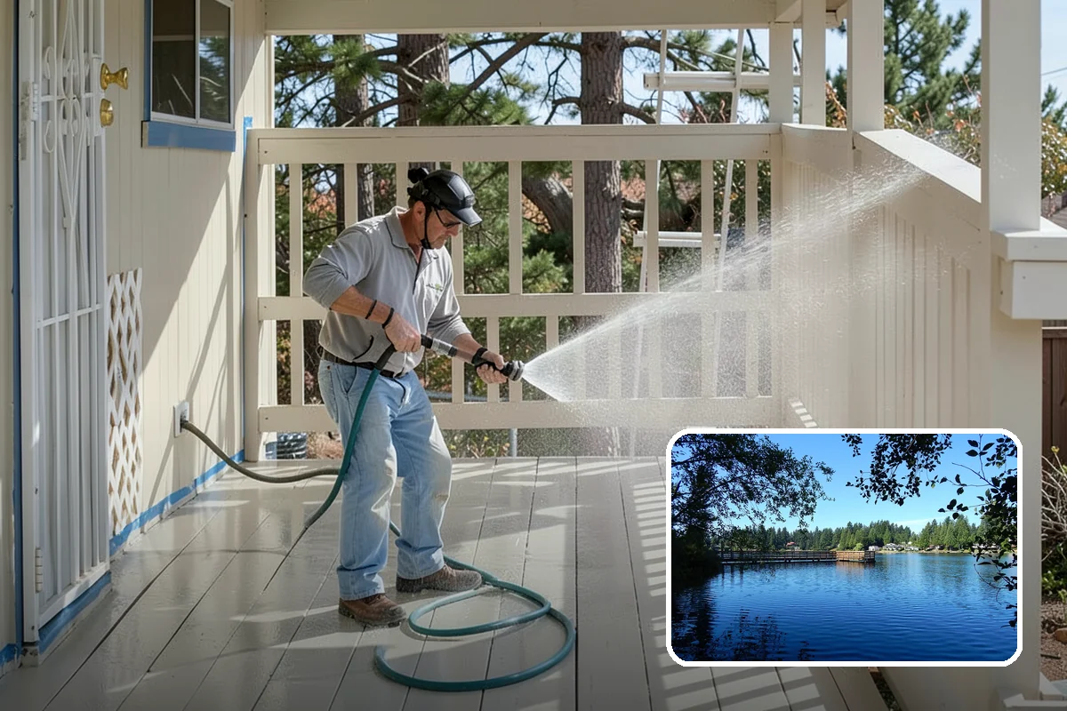 Brick House Washing in Federal Way, King County, WA - Clears algae and moss from porous brick faces
