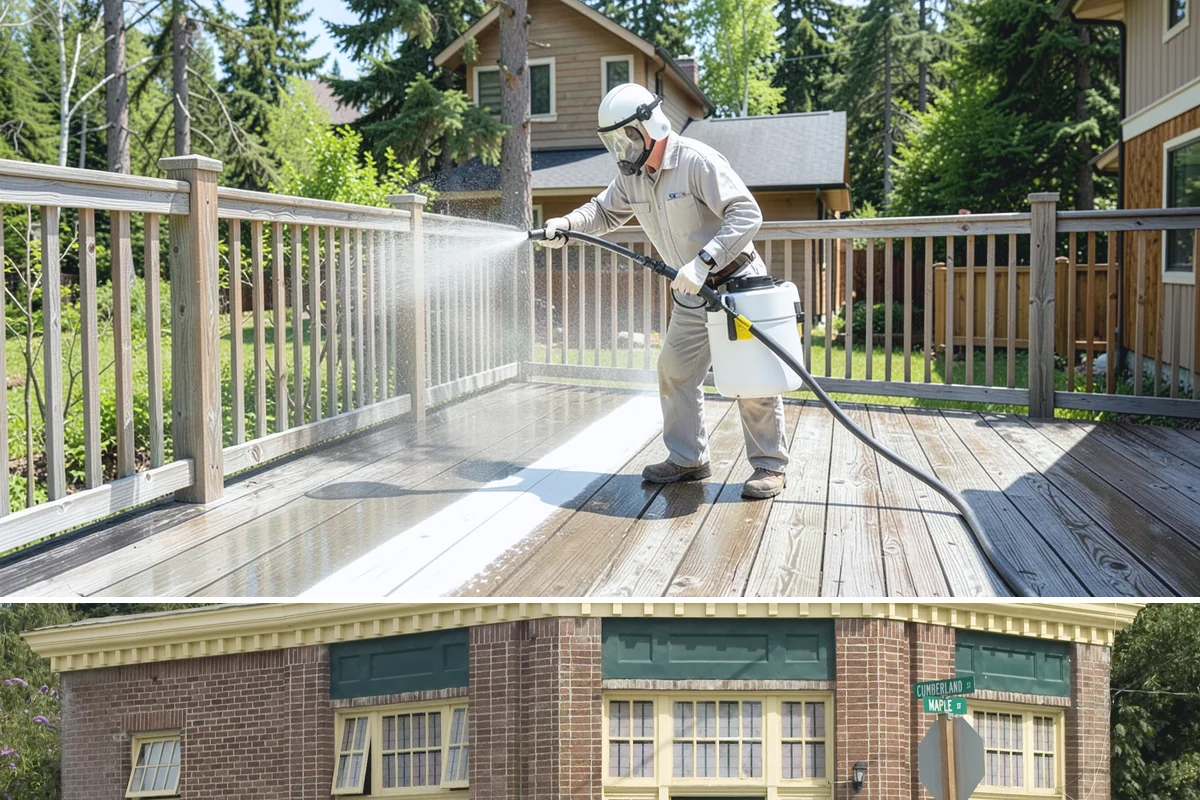 Brick House Washing in Hamilton, Skagit County, WA - Target the drier summer window so the porous brick and mortar can dry fully after the wash.